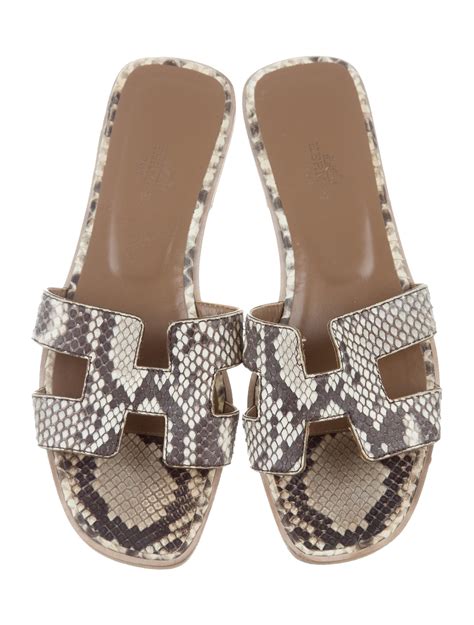 hermes sandals online|hermes snakeskin sandals.